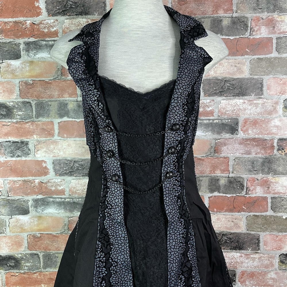 Tripp NYC Fleetwood Corset Gothic Halter Mini Dress - Picture 5 of 8